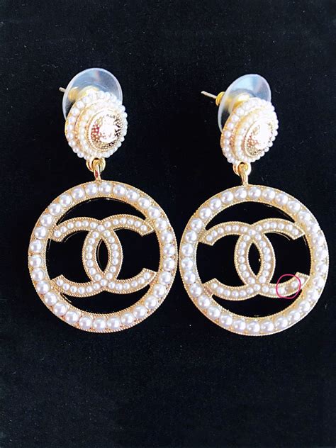 wholesale chanel earrings china|authentic Chanel cc earrings.